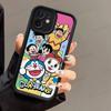 Мультяшный чехол для телефона с Дораэмоном Для iPhone 17 16 E 15 14 13 12 11 Pro Max Plus Задняя крышка