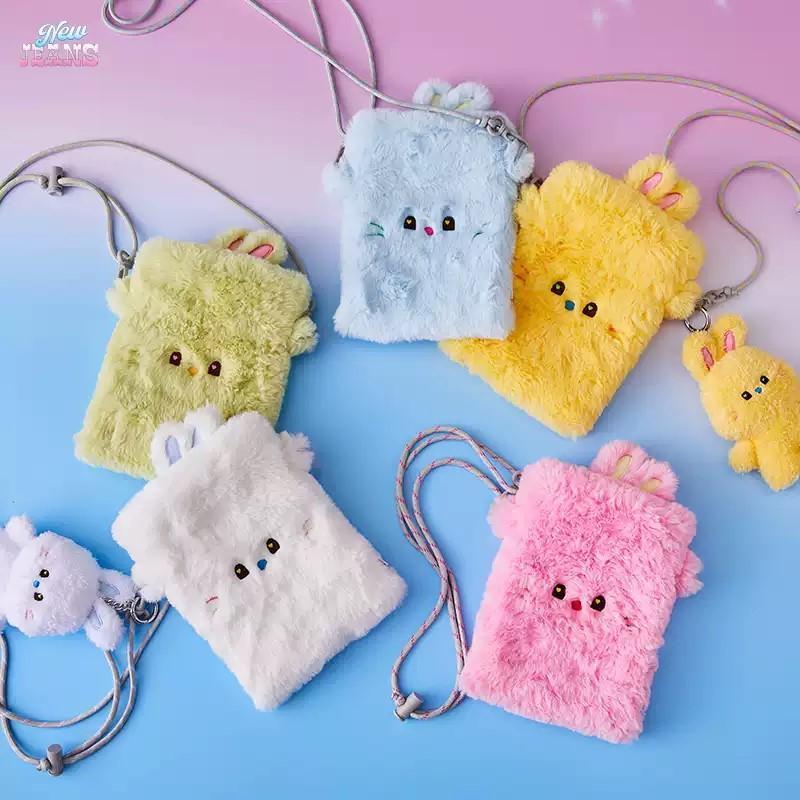 NewJeans Мини-сумка через плечо с плюшевыми персонажами LINE FRIENDS X