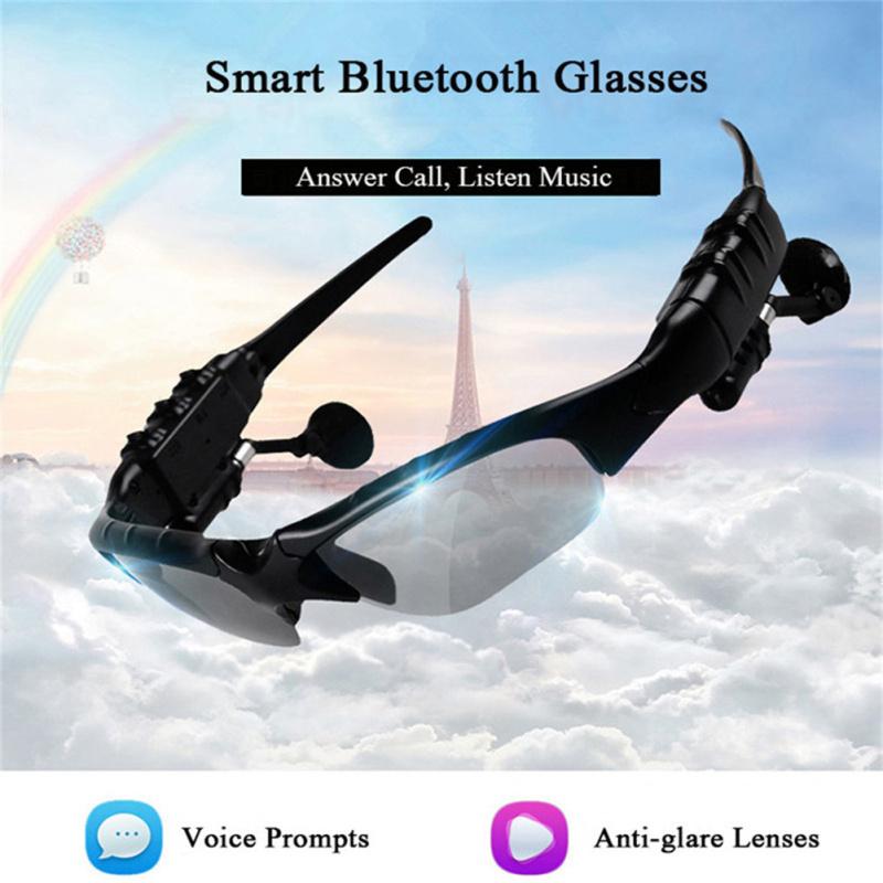 Bluetooth-совместимые очки, стерео беспроводные наушники с микрофоном, поляризованные солнцезащитные очки с шумом