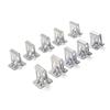 10Pcs/set DVD CD Panel Interior Retainer Clip Trim Plate Auto Fasteners Fixed Buckle  Car Dashboard
