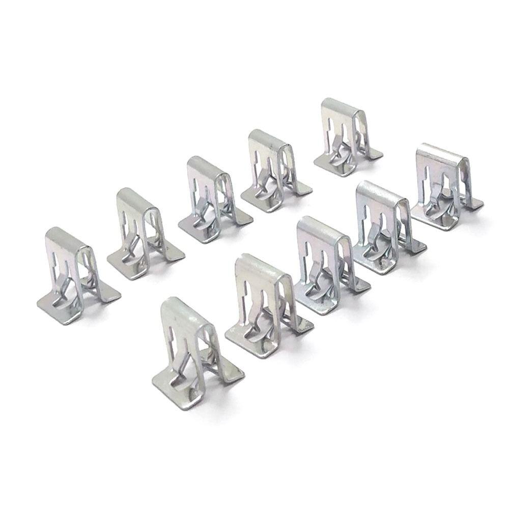10Pcs/set DVD CD Panel Interior Retainer Clip Trim Plate Auto Fasteners Fixed Buckle Car Dashboard