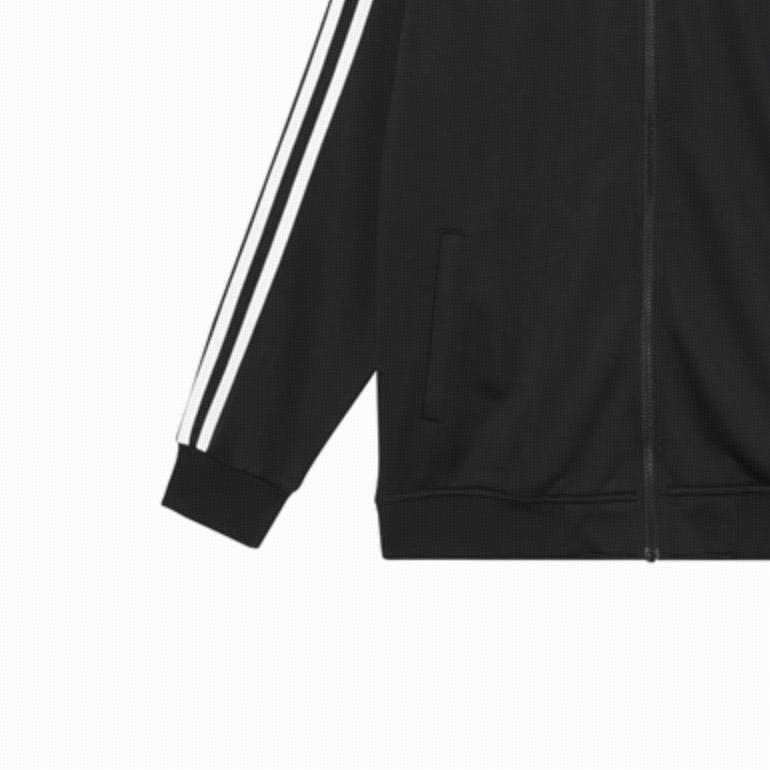 adidas Классическая спортивная куртка с тремя полосками Черная Унисекс TR68TB
