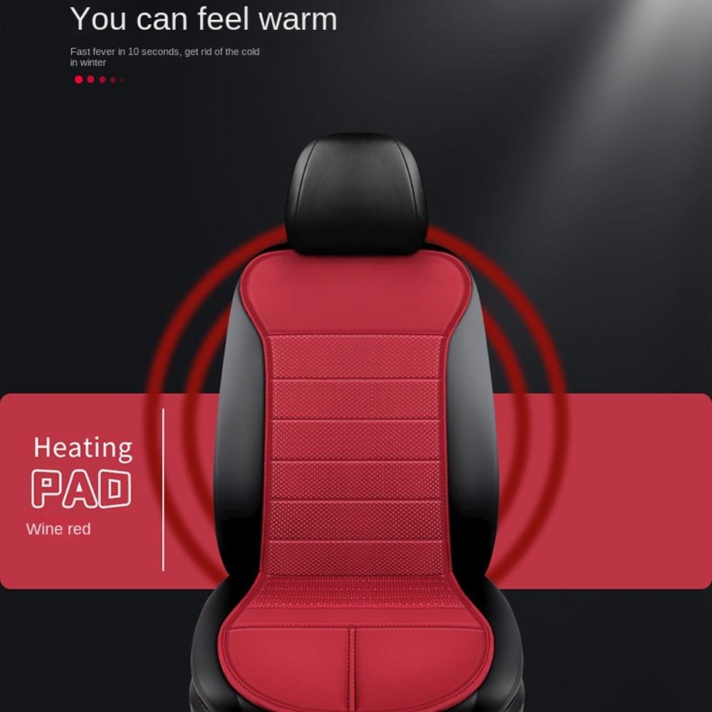 Грелка Подушка Чехол на сиденье с подогревом для автомобиля 12В/24В Автомобильная подушка Зимний чехол с подогревом для сиденья Автомобильный аксессуар