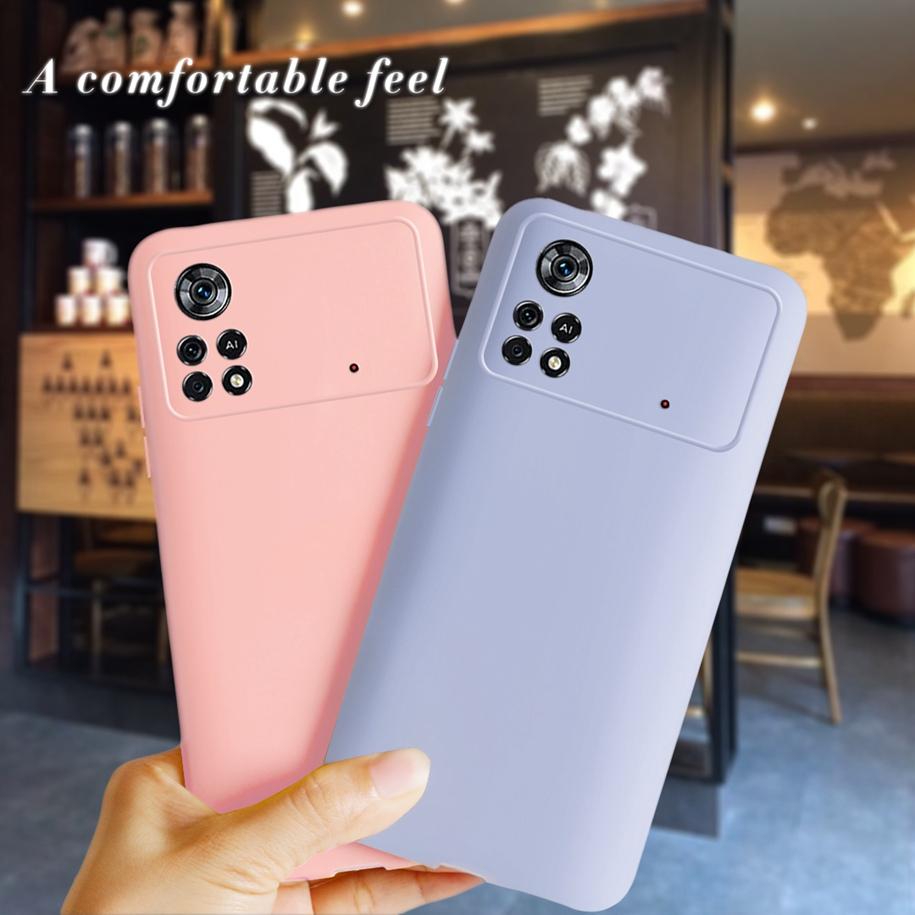 For Xiaomi Poco X4 Pro 5G Case Poco X4 Pro 2022 Cover TPU Candy Silicone Soft Bumper Matte Phone Cases For Poco X4Pro Cute Funda