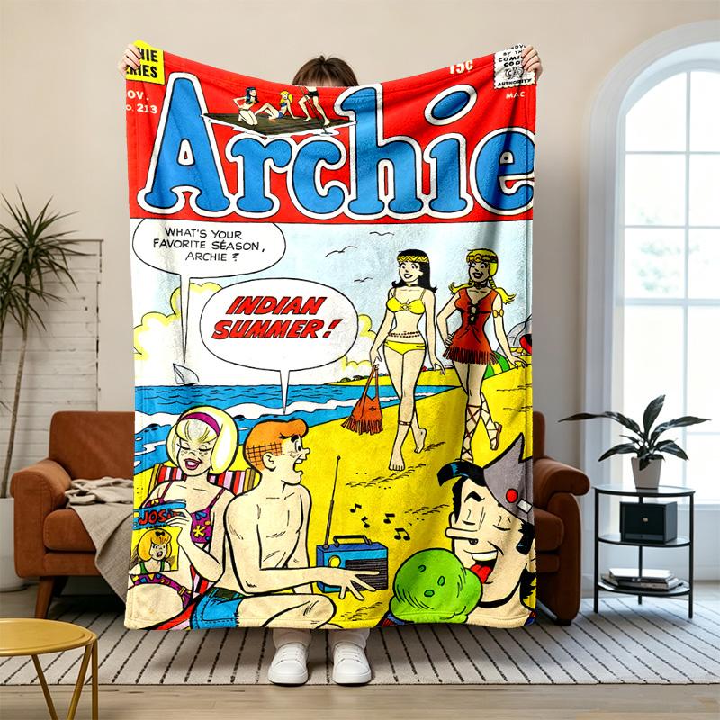 Archie ComicsSoft and comfortable flannel Suitable for sofas living rooms outdoor camping travel and also makes a great anniversary gift