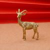 Tabletop Animal Sculpture Antelope Shaped Figure Vintage Style Car Decorations Micro