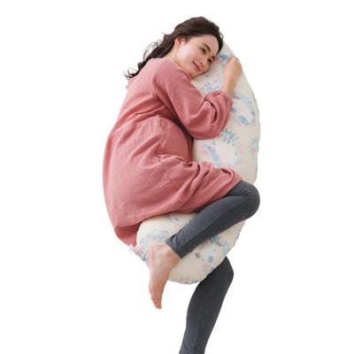 Длинная подушка для тела Moomin Baby для беременных, которую можно использовать как подушку для кормления, Подушка для тела от Tamahiyo SHOP (Кремовый цвет (Гирлянда))