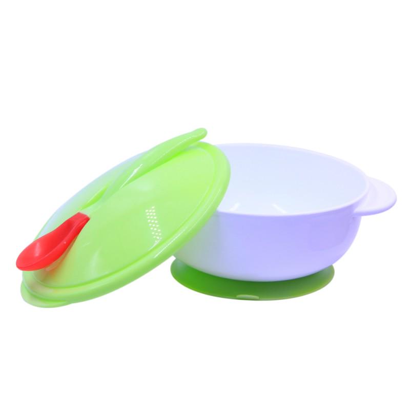 Baby Feeding Tableware Children Plate Sucker Bowl