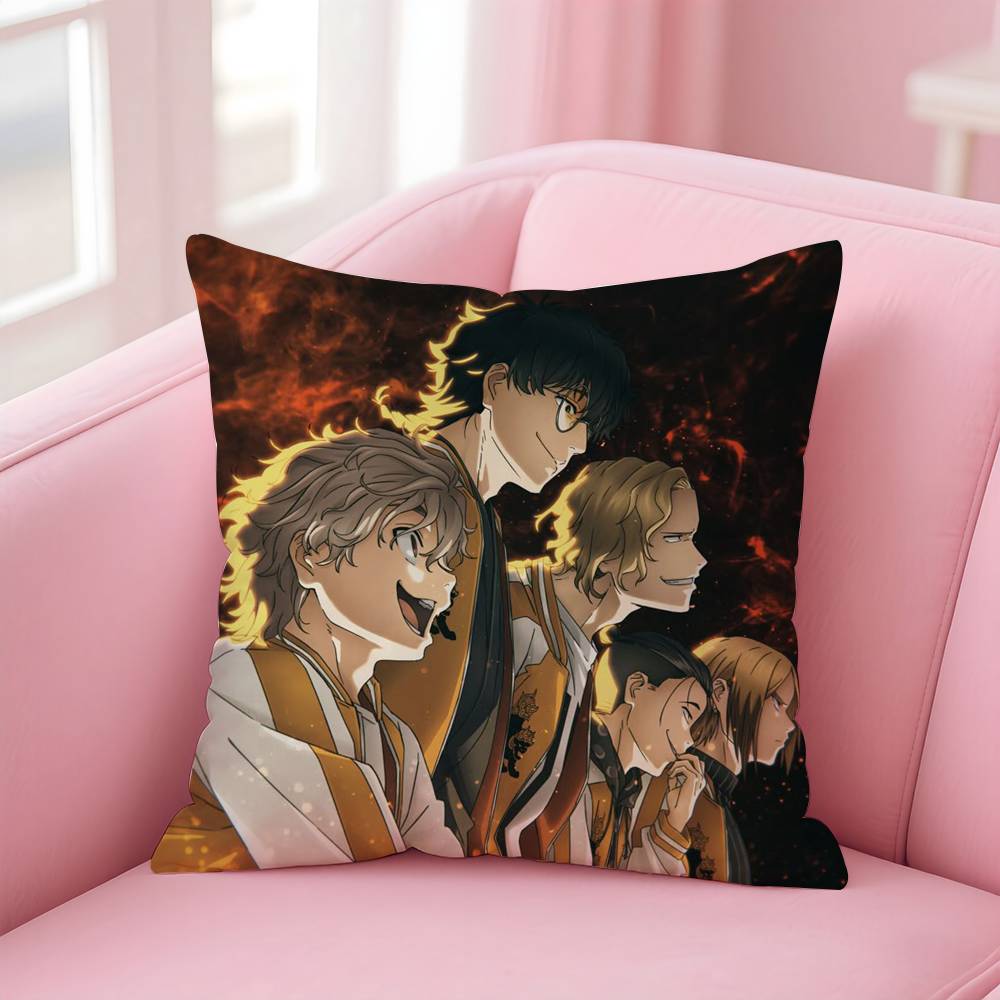 Anime W-WIND BREAKER Pillow Case Pattern Printing Pillowcase Living Room Sofa Cushion Cover Bedroom Room Decor
