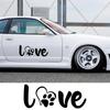 Vinyl Sticker for Car Truck Off-road SUV Van Window Bumper Auto Creative Paw Love Dog Footprint Graphic Decor Decals Accessories