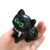 Милая мягкая игрушка-антистресс в виде черного кота, мультяшная игрушка для снятия стресса в виде кота, мягкая желеобразная на ощупь игрушка-антистресс, рождественские подарки для снятия тревоги, игрушки-антистресс