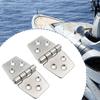 6 Holes Hatch Hinge Boat Stainless Steel Butt Hinge 180 Degree Marine Hardware Flush Mount