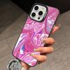 Folds T-Texture  Phone Case For iPhone 17,16,15,14,13,12,11 Plus,Pro Max,XS,Colorful Silver Black Cover