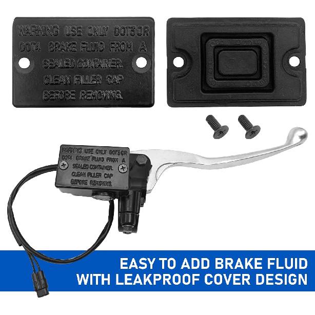 JAVIK Front Brake Master Cylinder for Yamaha 2002-Up Grizzly Kodiak Banshee Big Bear Bruin Raptor Warrior Wolverine Blaster Bear Tracker 200 250 350