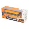 School Bus Model Yellow Die Casting Alloy Openable Door Realistic 1:32 Toy Vehicle with Lights
