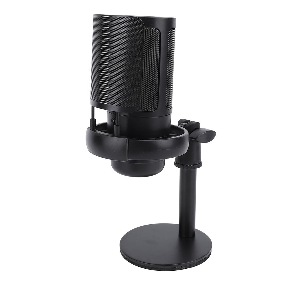 Игровой микрофон с функцией быстрого отключения звука, цветной подсветкой, USB-микрофон для ПК, конденсаторный микрофон с поп-фильтром, крепление на амортизатор Ro