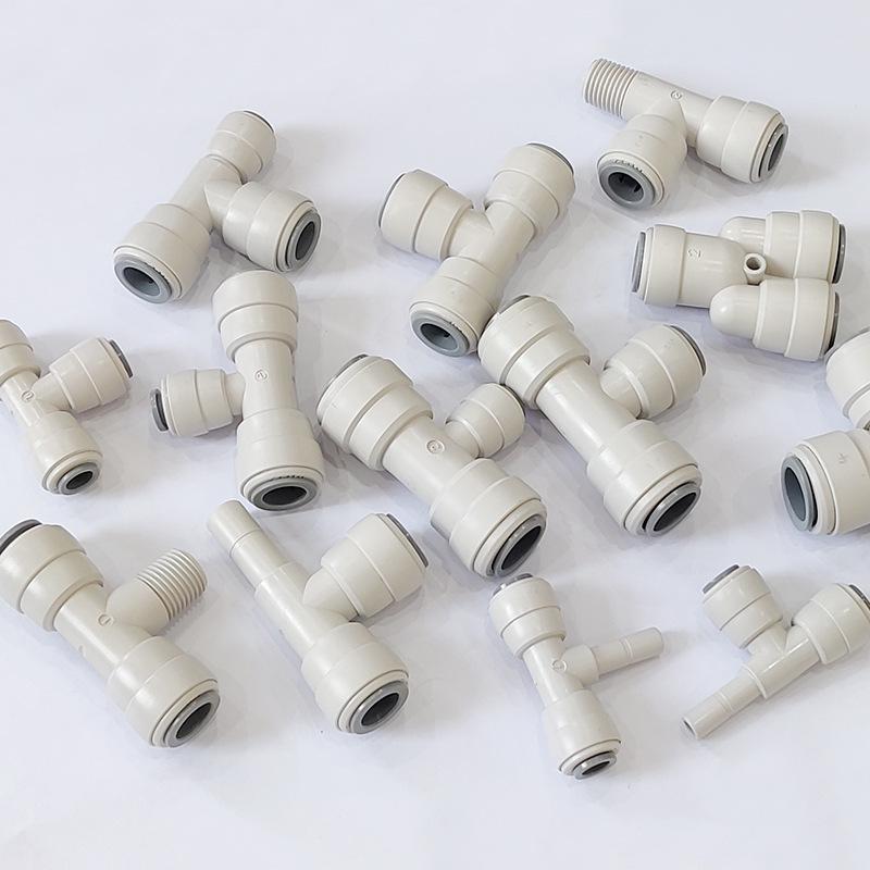 Three-Way Cardless Quick Connector RO Water Purifier for Household Use with 2, 3, and 4-Point PE Pipe Fittings