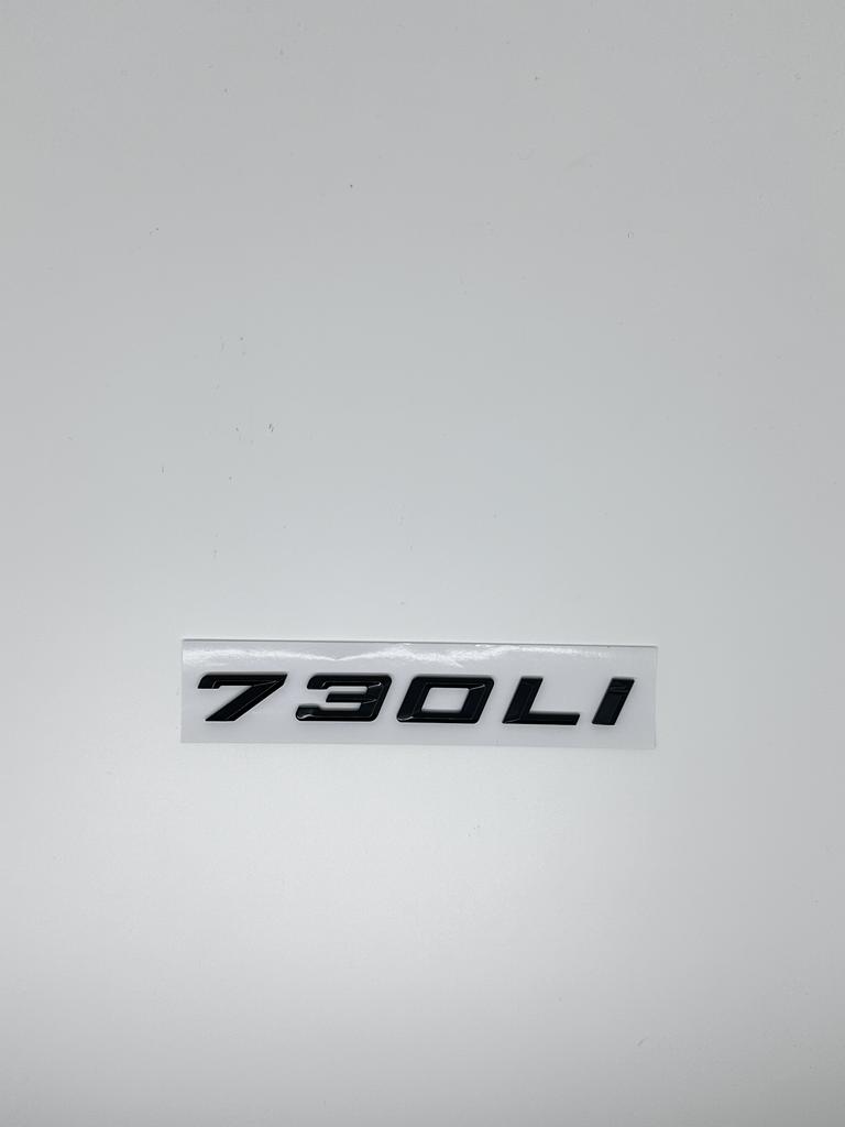 3D ABS Car Trunk Letters Logo Decals Badge Emblem Sticker For BMW 7 Series 730Li 740Li 745Li 750Li 760Li G11 G12 E38 E65 E66 F01