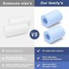 Pack Of 2 Shower Filters For 1/2 Inch Connections, Shower Filter With 10 Interchangeable Blue Filters - DD