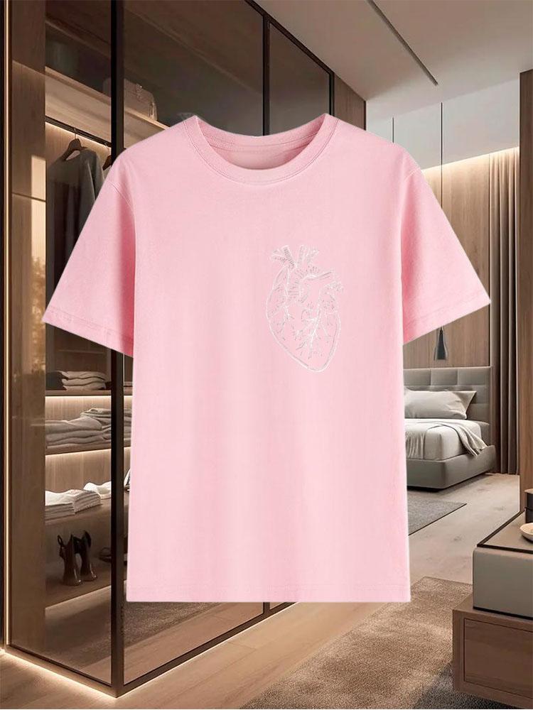 Летние мужские футболки из чистого хлопка с дизайном рукавов, предлагающие повседневный, универсальный и модный вид в качестве верхней одежды