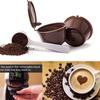 Многоразовые кофейные капсулы Фильтр-чашка Совместимость с Dolce Gusto Адаптер для вкуса Многоразовая машина Nescafe Перезаряжаемая Dolcegusto