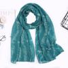180*80cm Musical Note Print Scarf Cotton Voile Musical Note Floral Wrap  Ladies