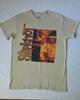 Slipknot Men's Short-Sleeve Beige Cream Double Sided Size: L, Metal Rock Unisex T-Shirt