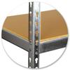 Metal Storage Shelf 183 X 90 X 40 Cm Humberg Hr-853 Silver