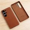 Настоящая кожаная чехол-книжка Melkco для Samsung Galaxy S26 Ultra S25 Plus S26+ Масляная вощеная коровья кожа Защита камеры Магнитная крышка для зарядки