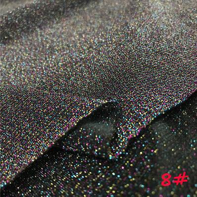 2yards DIY Crafts Background Stage Show Clothes Wedding Decorate Accessory Multicolor Fashion Dress Lurex Glitter Fabric