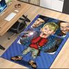 Custom Name Home Alone Printed Carpet, for Office Chair Living Room Bedroom Kitchen Room Decor Gifts.