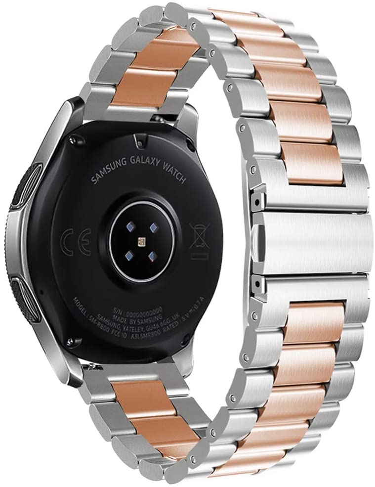 20 мм 22 мм нержавеющая сталь для Huawei Watch 4/3 GT3 металлический ремешок Samsung Watch 5 4 3 Gear S3 Classic 5 Pro Amazfit GTR/GTS4 Ремешок
