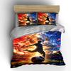 "Soccer Silhouette 3-Piece Set" Bedding Duvet Cover Set Duvet Cover Pillowcases (1 * Duvet Cover 2 * Pillowcases, Without Duvet Insert)