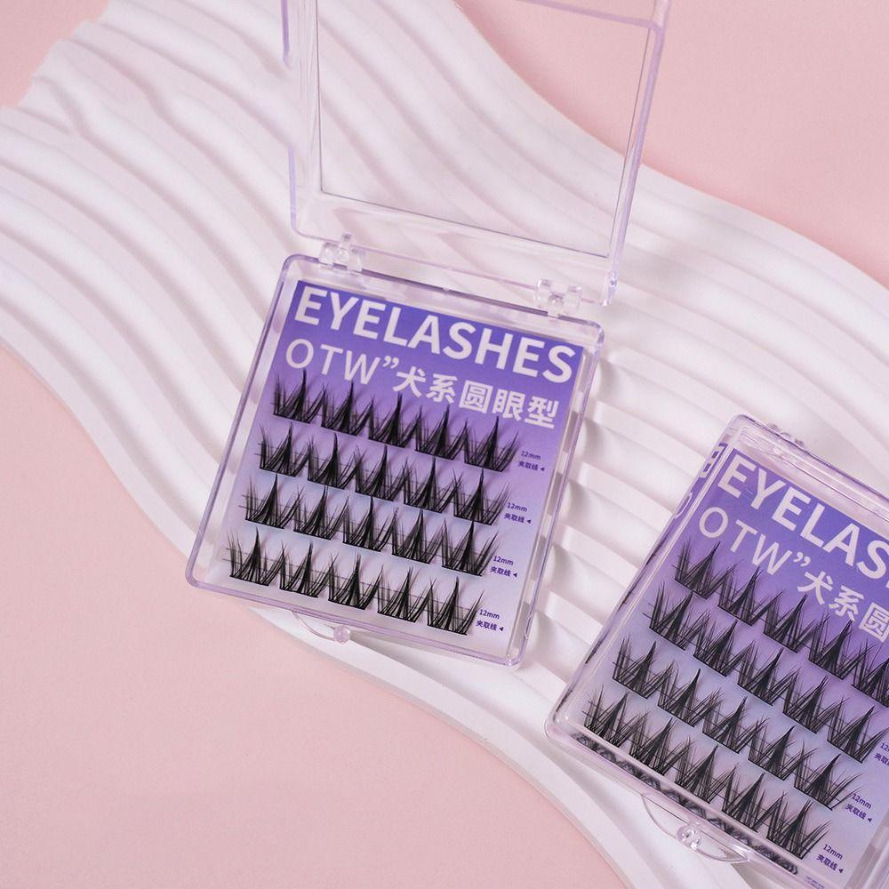 Самостоятельные накладные ресницы «Маленький дьявол», трилогия, один кластер, накладные ресницы, ежедневный макияж