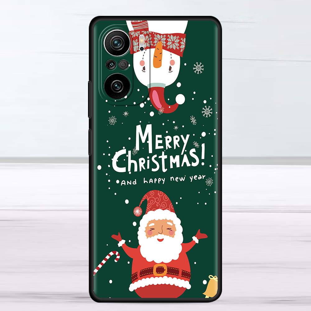 Рождественский чехол со снеговиком для Xiaomi Redmi Note 11 10 9S 9 K40 Pro 7 8 9A 9C 8T 9T 10C 10Pro силиконовый чехол для телефона