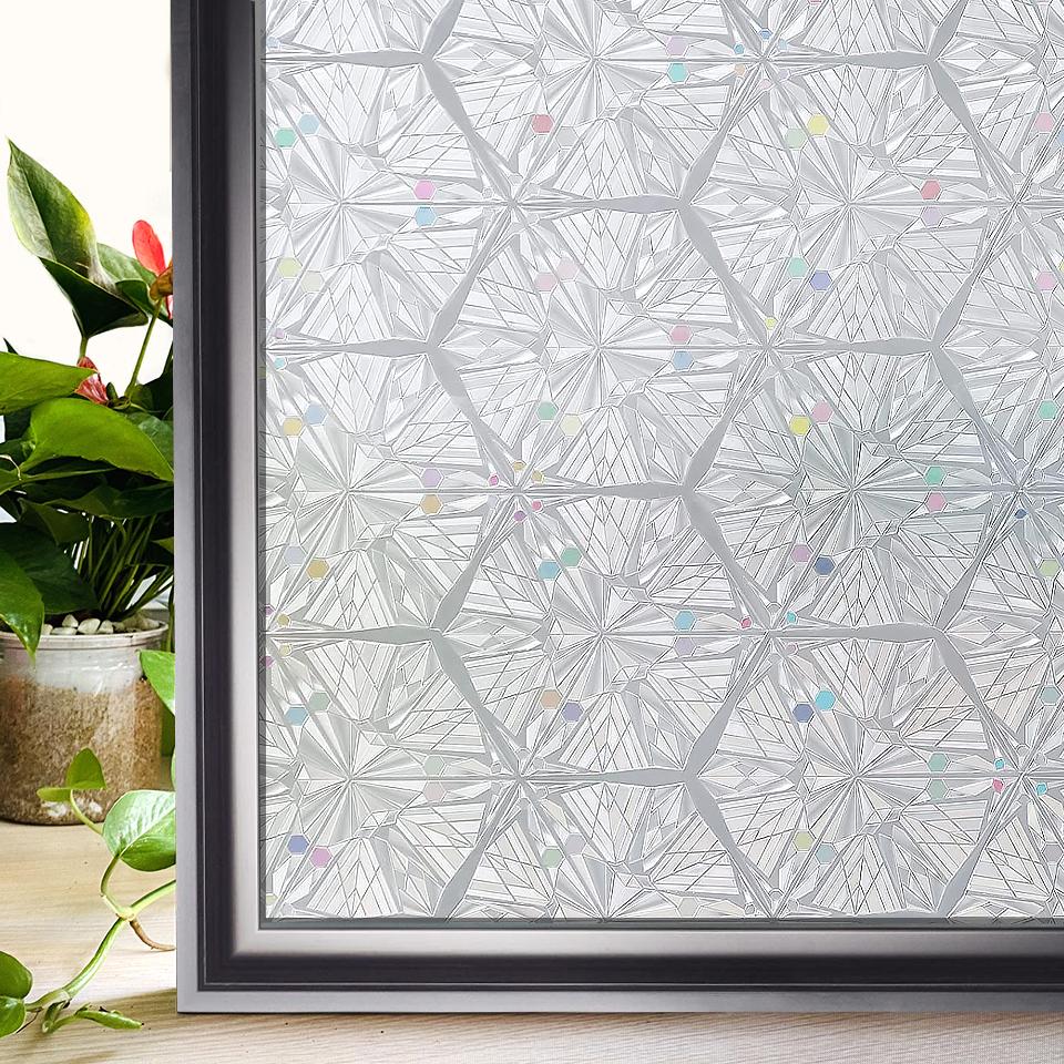 Пленка для защиты окон Rainbow Static Clings Heat Control Window Изоляция Защита от солнца и ультрафиолета Виниловая пленка для стекла для дома