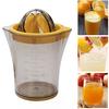 Manual Juicer with Scale And Hand Press Portable Fruit Juicer for Citrus Oranges Lemons Handheld Lemon Squeezer for Kitchen