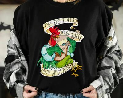 Robin Hood Funny Alan A Dale Rooster OO De Lally T-Shirt