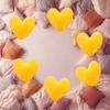 Decorative Heart-Shaped Pillow 60 , Soft Plush, Yellow, for Children' Room and Bedroom