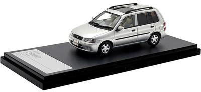 Interallied Hi Story Mazda Demio GL Silverstone Metallic Готовая модель HS497SL 1/43 (1996)