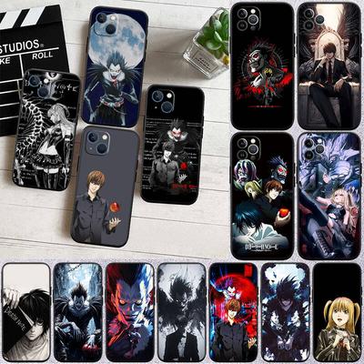 MH37 Чехол-бампер Death Note для iPhone 7 8 11 12 13 14 15 16 17 16E XS Pro Max XR X SE Air