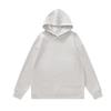 Unisex Solid Color Hooded Pullover Sweatshirt Loose Fit Top