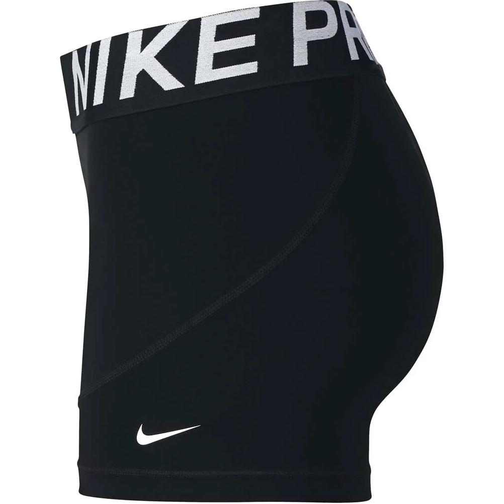 Nike Шорты женские повседневные с принтом логотипа, color block, узкий крой, Черный AO9977-010