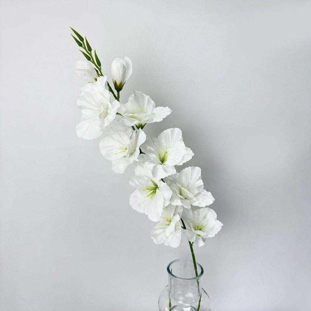 Silk Artificial Flower 80cm Silk Fake Bloom New Simulation Gladiola Flower  Home