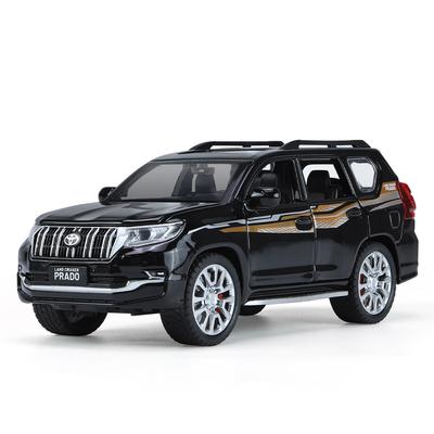 HAOCHI 1/24 Toyota PRADO Land Cruiser Внедорожник Сплав Модель автомобиля Литой Металл Внедорожник Модель автомобиля Звук Свет Детская Игрушка Подарок