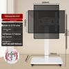 Мобильная стойка для телевизора на колесиках, с регулируемым вращением на 360° и универсальным креплением для горизонтальных и вертикальных экранов