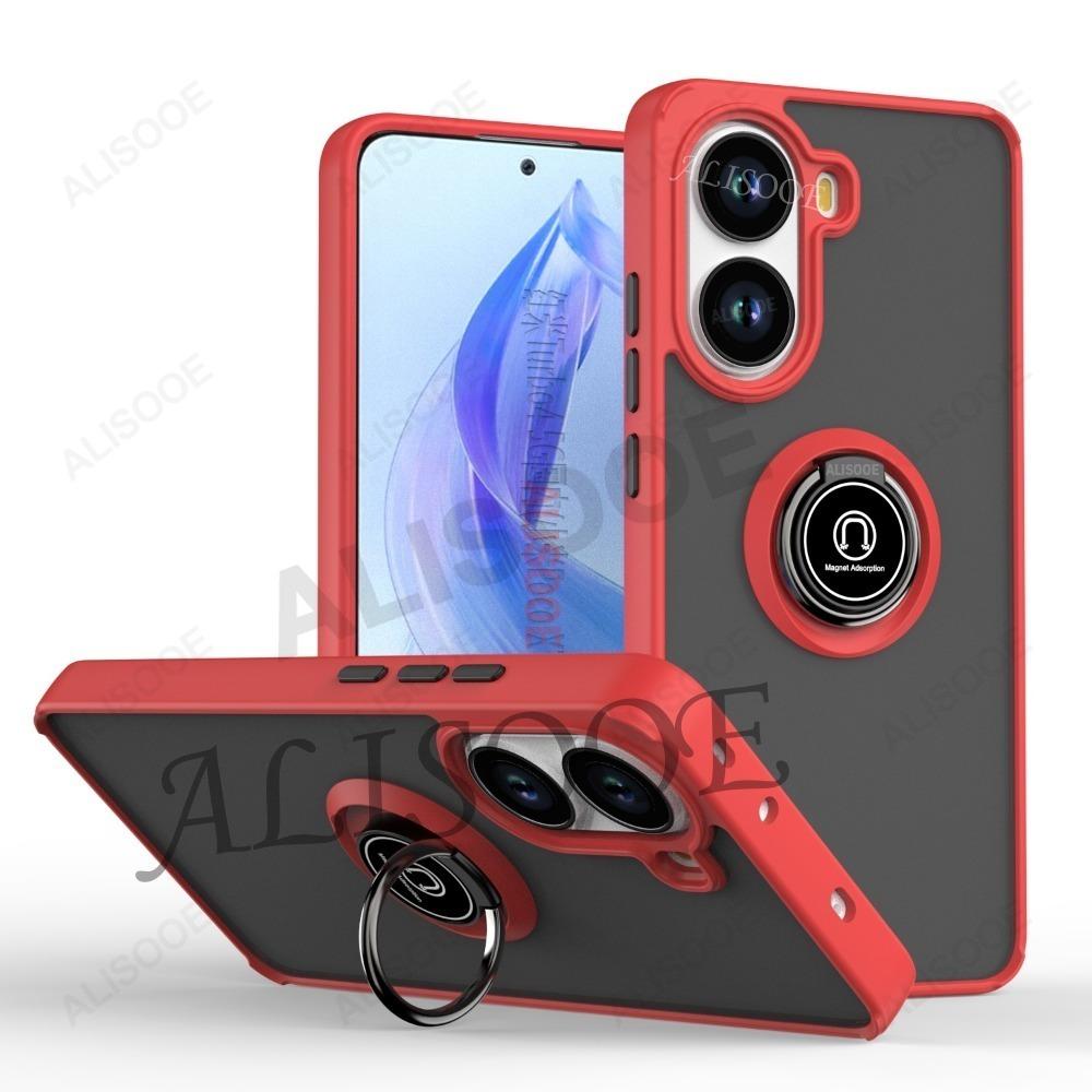 Чехол-подставка Funda для POCO X7 Pro Чехол-броня с держателем-кольцом Защитная крышка для Xiaomi Redmi Turbo 4 Ударопрочный чехол