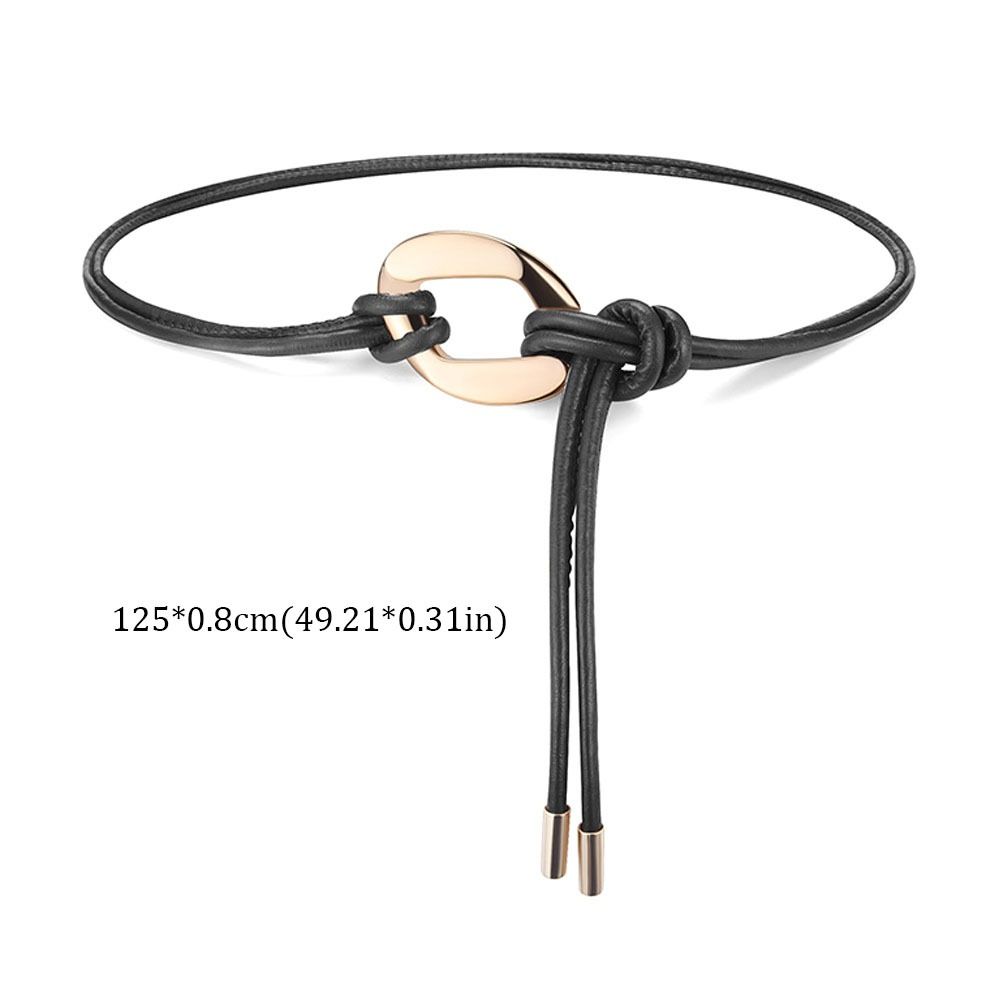DIY Тонкий пояс-веревка с металлической пряжкой Тонкий ремень Модный плетеный пояс Для юбок Платьев Топов Одежды