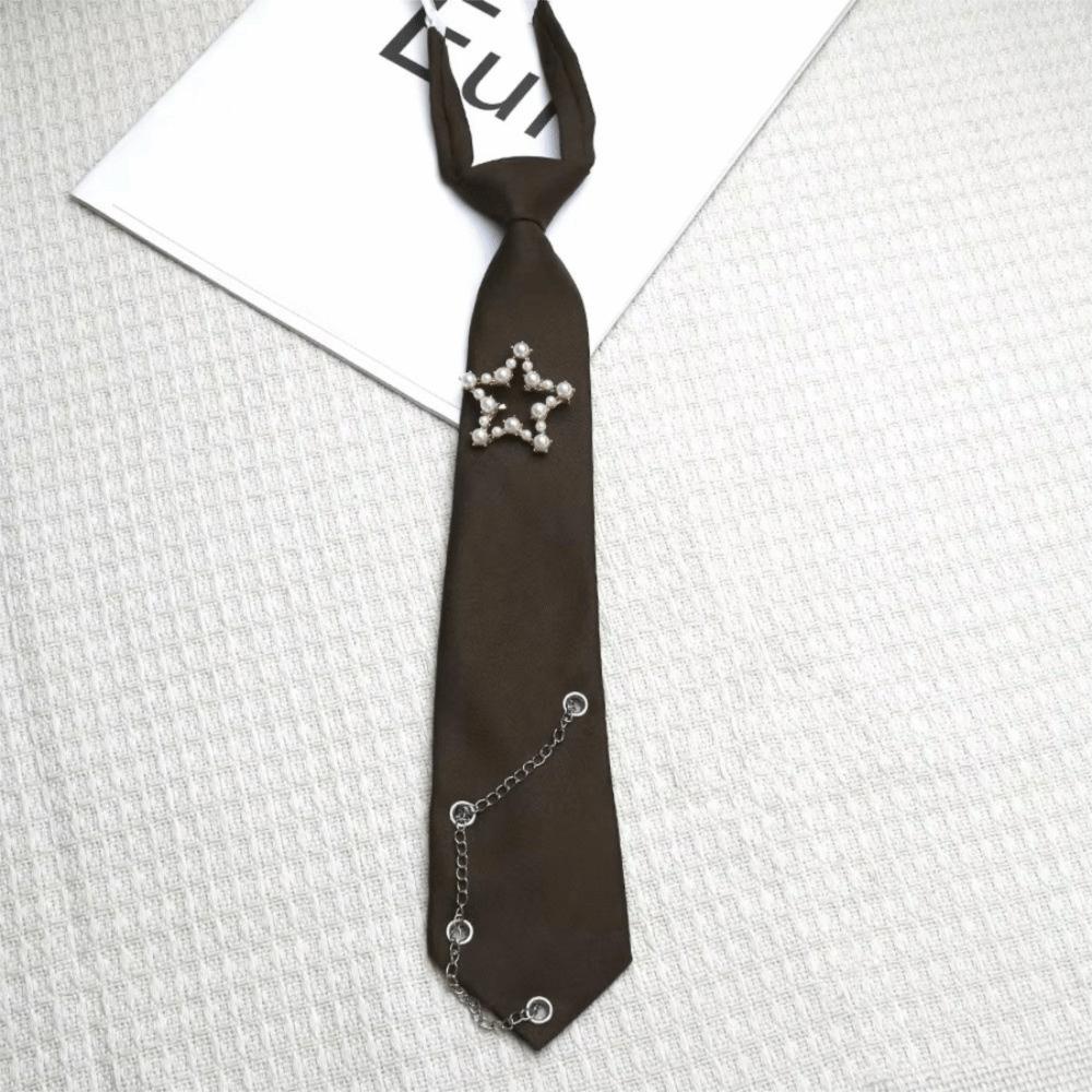 Choker Star Tie Korean Style Shirt Tie Elegant Long Necktie Women