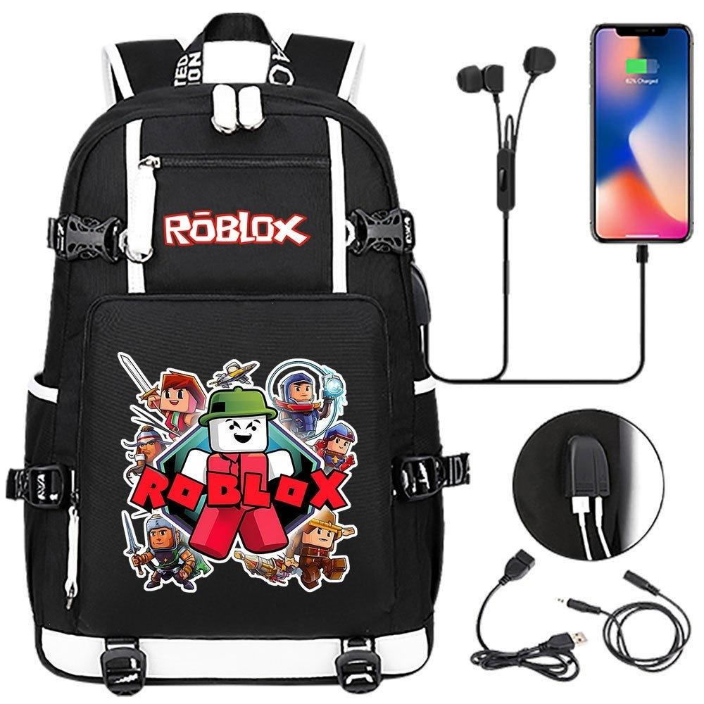 Gaming Print Backpack Large Capacity Travel Bag with USB Charging Port for Middle High School Students Boys Girls Teens